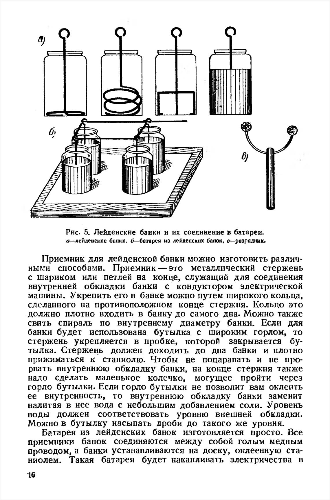 Схема лейденская банка